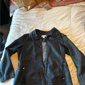 Christopher & Banks Dark Denim Jacket